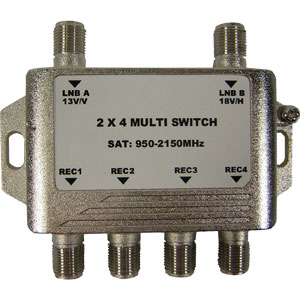 switch for 4 receivers